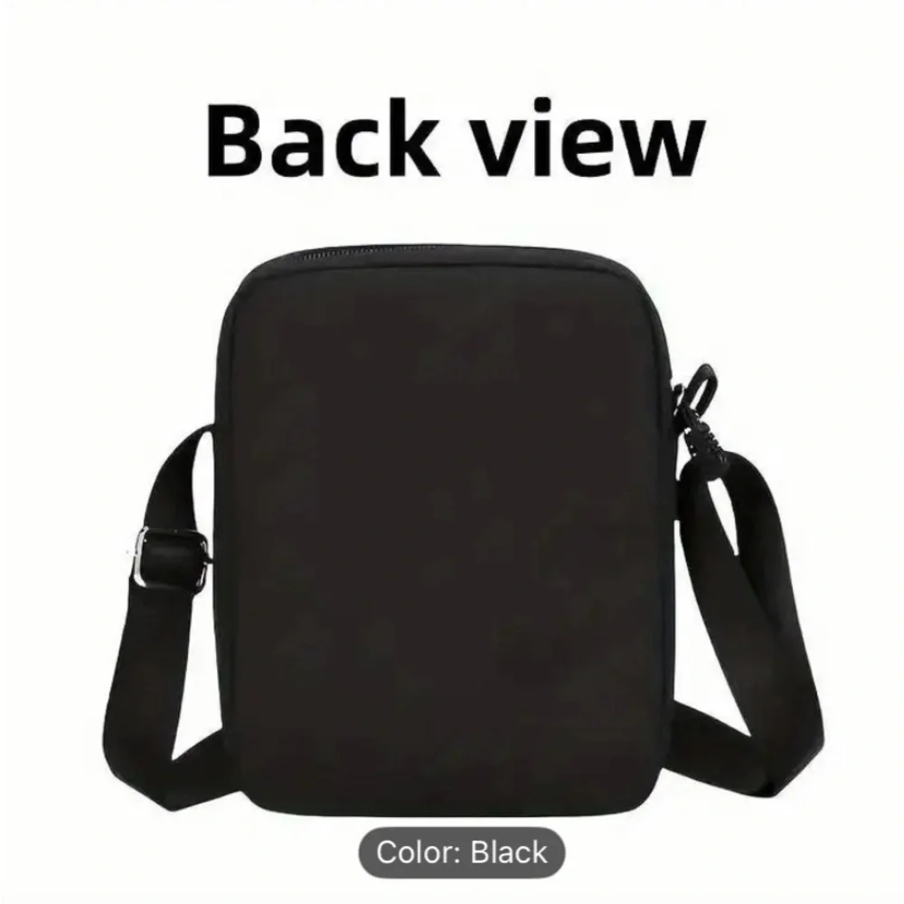 Black K-Pop Messenger Bag